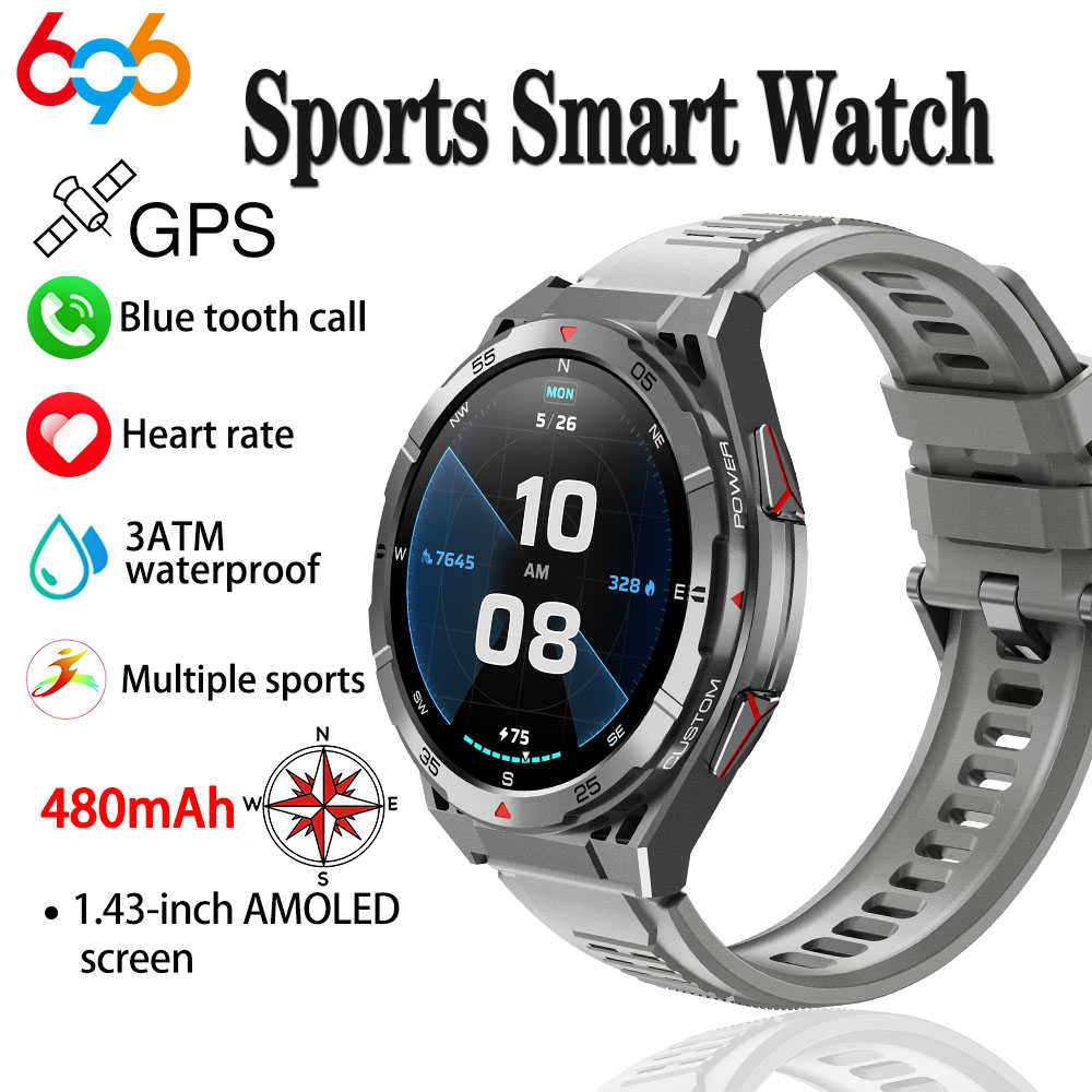 Smartwatch Instagram - Jam tangan pintar olahraga GPS, jam