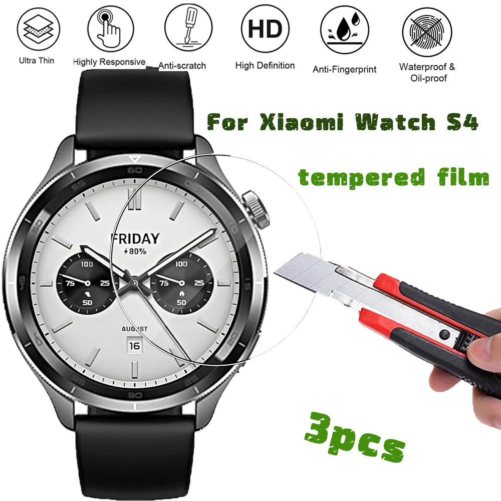 Xiaomi Smartwatch S4 Accessories - 3 Buah Jam Tangan Pintar Kaca