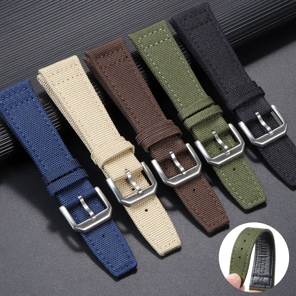 Nylon Nato Strap - Tali jam kanvas nilon untuk pria