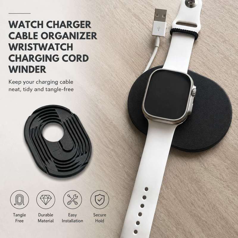 Watch Charger Cable - Penyimpan Kabel Pengisi Daya Smartwatch, Pengatur