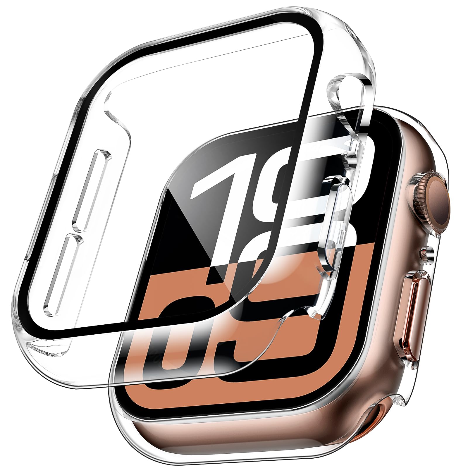 Apple Smartwatch Accessories - 2 Buah Casing Kaca Tempered untuk