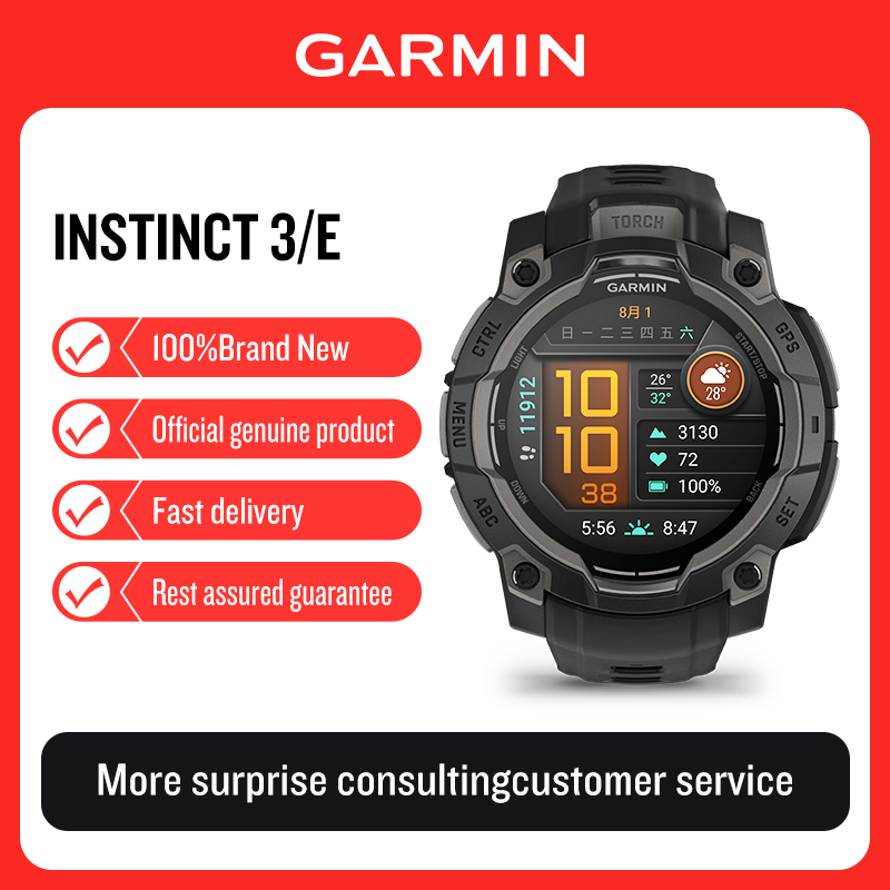 Smartwatch X18 - Jam Tangan Olahraga Garmin Instinct3/E Bertenaga