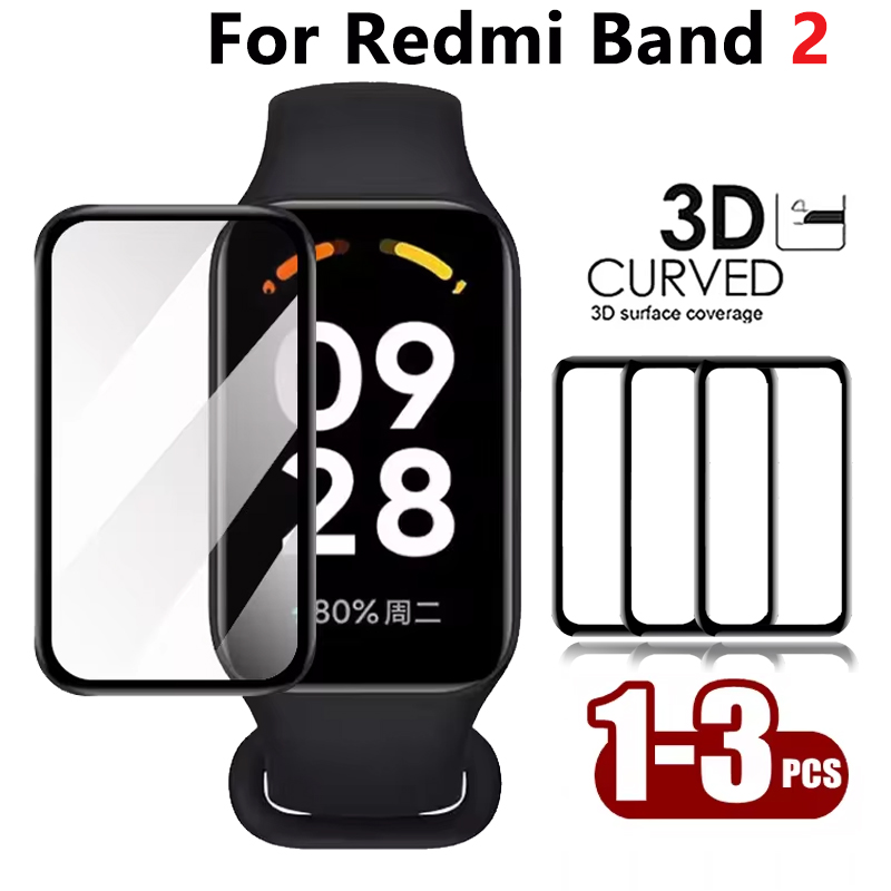 Watch Face Protector - 1-3buah Film komposit 3D untuk Redmi