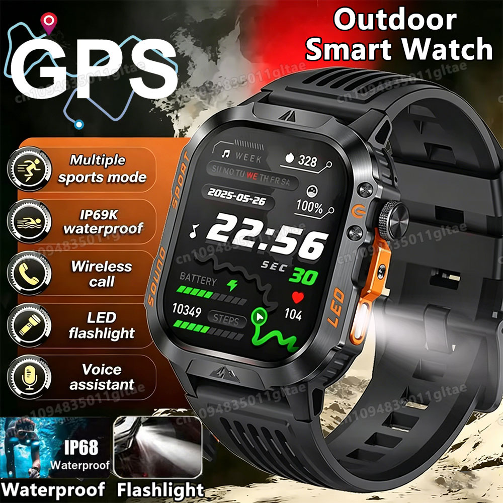 Smartwatch X12 - Jam Tangan Pintar Militer Baru 2026