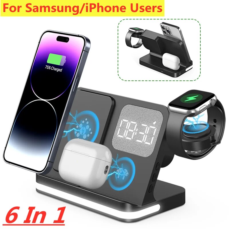 Wireless Charger Watch - Dudukan pengisi daya nirkabel untuk iPhone