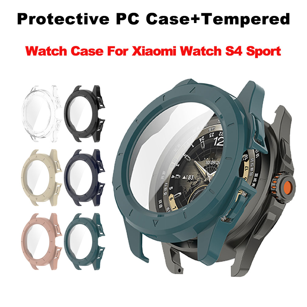 Xiaomi Smartwatch S4 Accessories - Kaca Antigores + Casing PC untuk