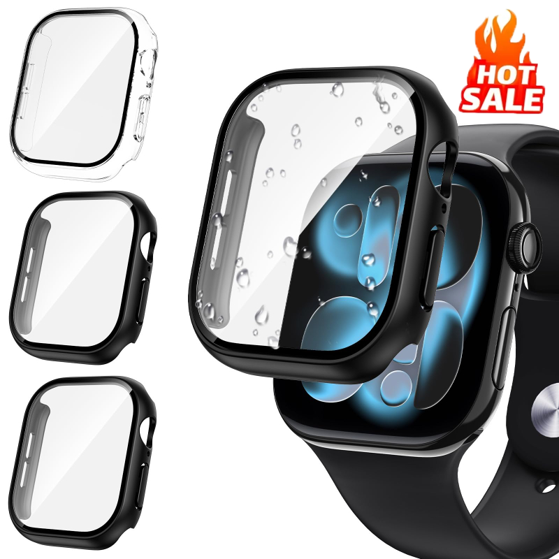 Watch Case Bumper - 3 Buah Kaca + Penutup untuk