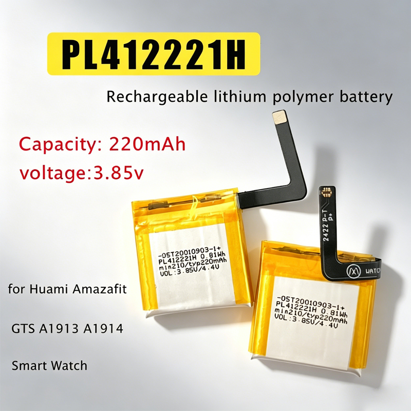 Smartwatch A1914 - Baterai Isi Ulang PL412221H 220mAh 3.85V
