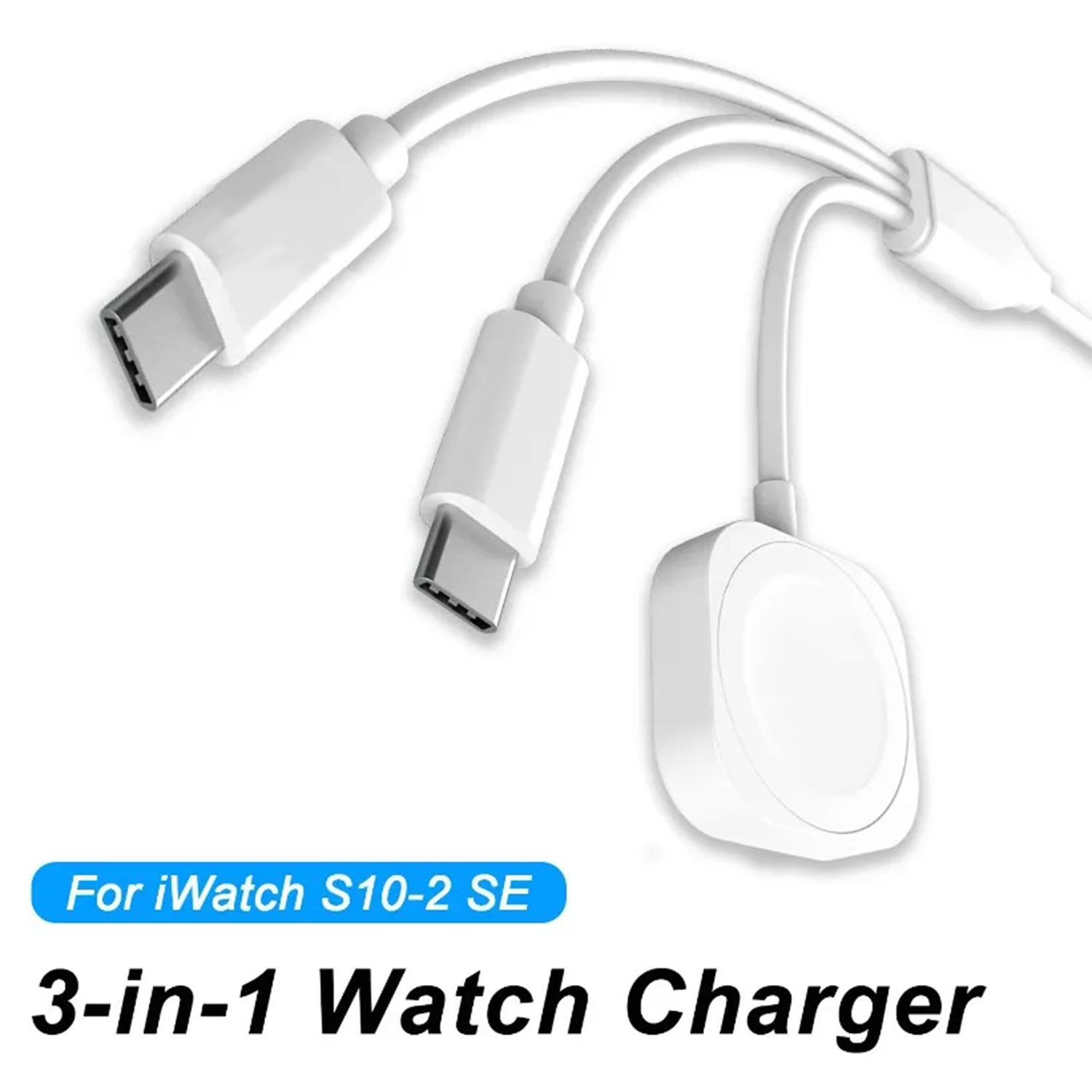 Watch Charger Cable - Kabel Pengisi Daya Magnetik 3 in