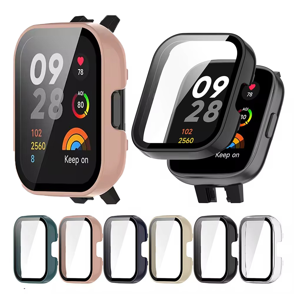 Watch Case Bumper - Casing pelindung + kaca Tempered, aksesori