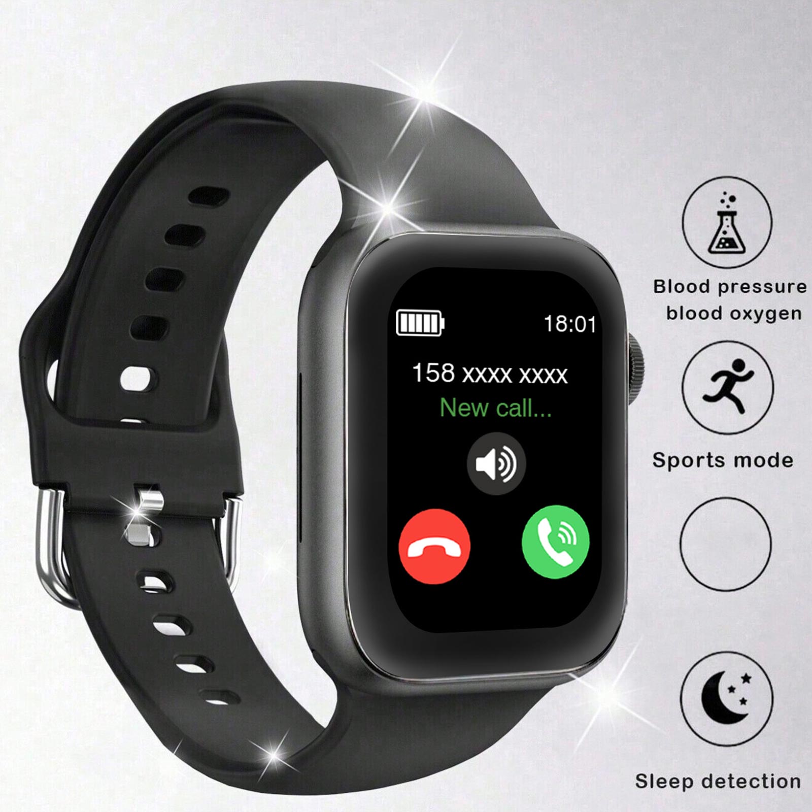 Smartwatch Instagram - Jam Tangan Pintar, Panggilan/Dial Nirkabel, Mode