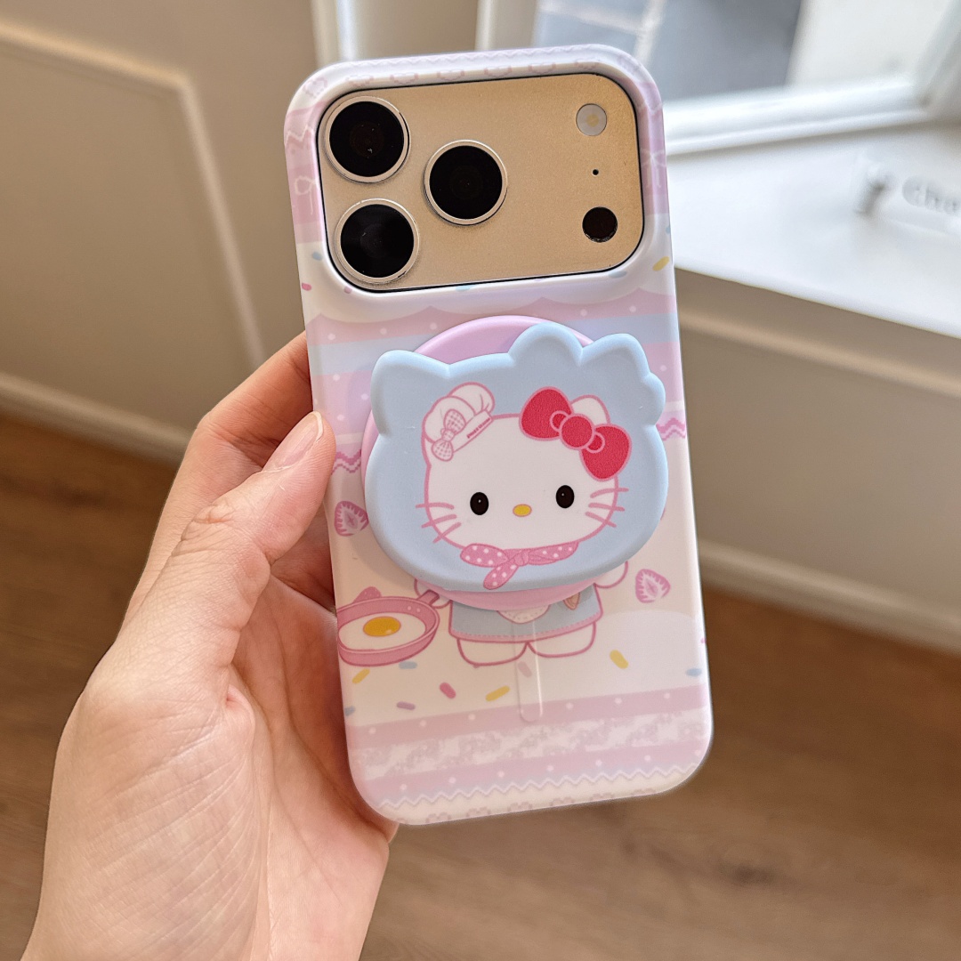 Magnetic Charging Stand - Casing Ponsel Magnetik Sanrio Hello Kitty