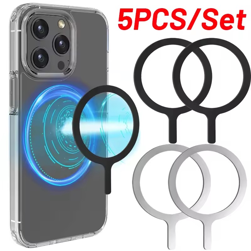 Magnetic Charging Stand - 5-1 Buah Cincin Stiker untuk Pengisian