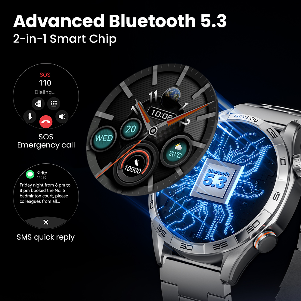 HAYLOU Solar 5 Jam Tangan Pint - Smartwatch Faces ulasan dan harga