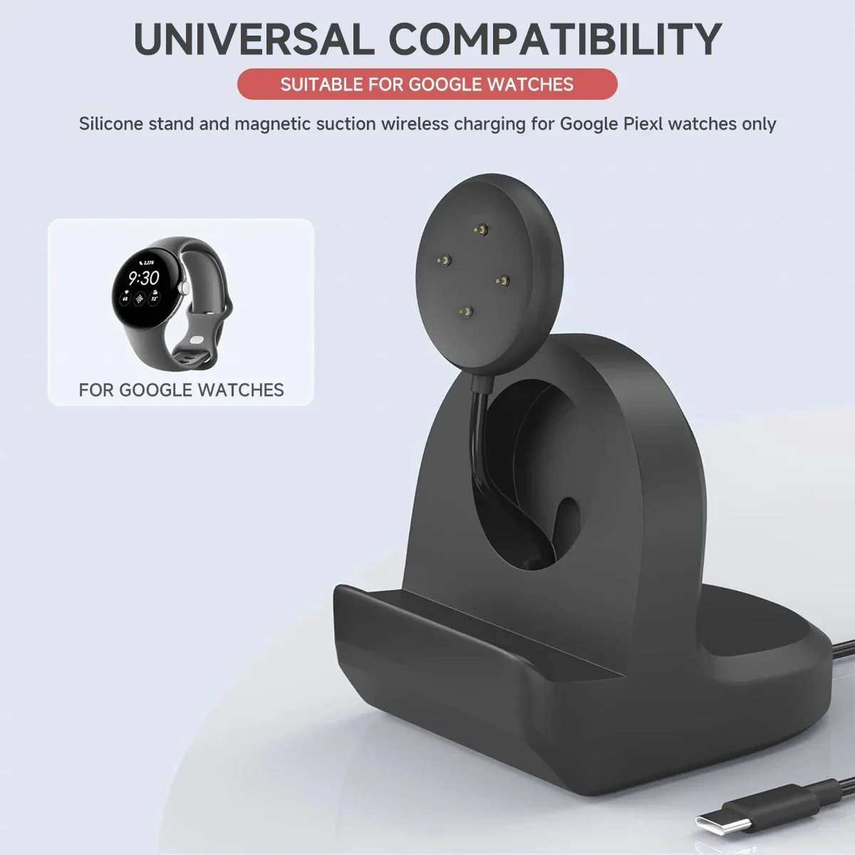 Braket Dock Dudukan Pengisi Da - Wireless Charger Watch ulasan dan harga