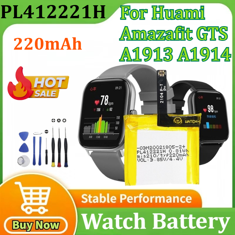 Baterai PL412221H untuk Batera - Smartwatch A1914 ulasan dan harga