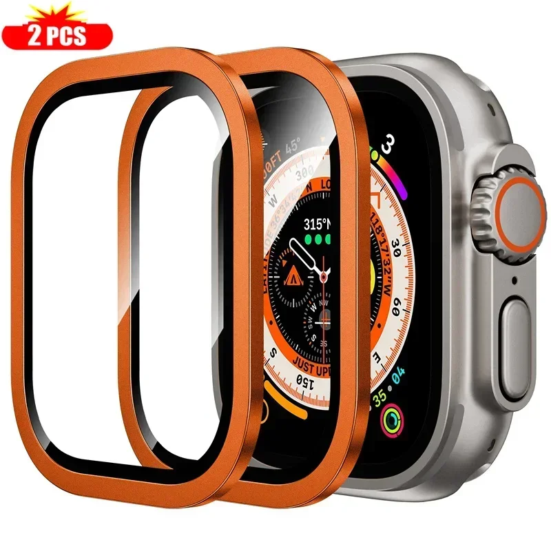 2 Buah Bingkai Logam Titanium  - Apple Smartwatch Accessories ulasan dan harga