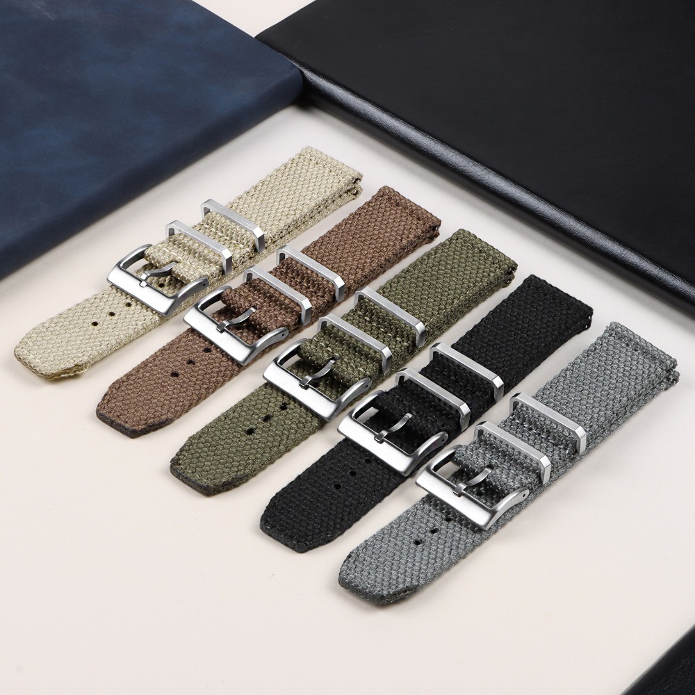 Tali jam nilon 20mm 22mm, kual - Nylon Nato Strap ulasan dan harga