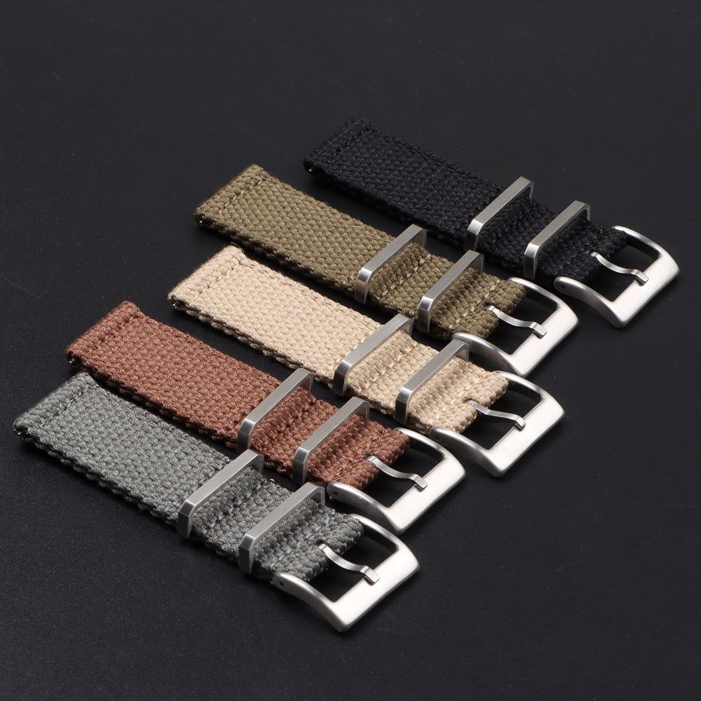 Tali jam nilon 20mm 22mm, kual - Nylon Nato Strap ulasan dan harga