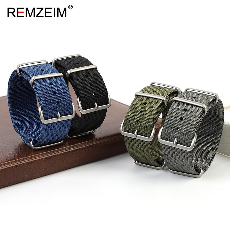 Tali jam nilon bergaris baru 1 - Nylon Nato Strap ulasan dan harga