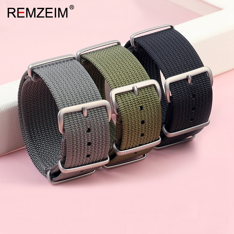 Tali jam nilon bergaris baru 1 - Nylon Nato Strap ulasan dan harga