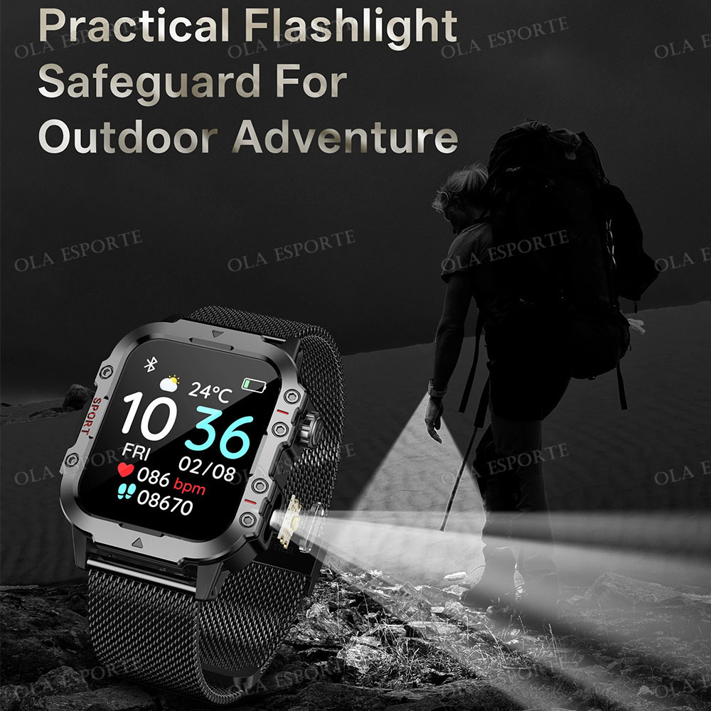 Jam Tangan Pintar Militer Outd - Smartwatch X12 ulasan dan harga