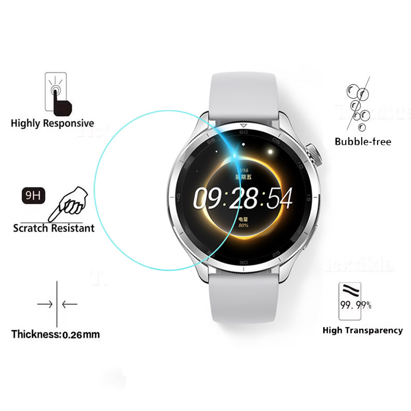 Kaca Tempered untuk Xiaomi Mi  - Xiaomi Smartwatch S4 Accessories ulasan dan harga
