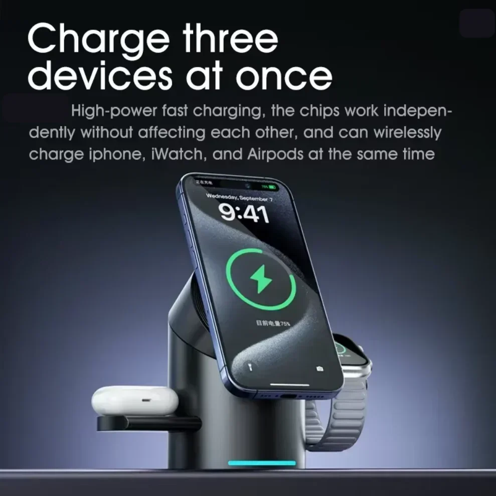 Pengisi Daya Nirkabel Magnetik - Smartwatch Touch ulasan dan harga