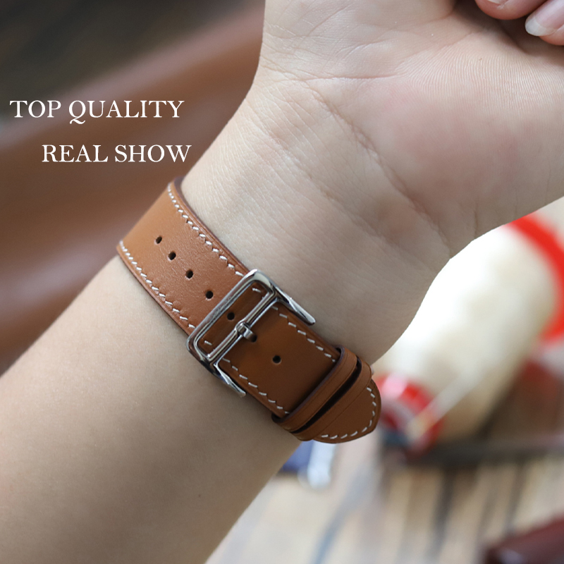 Gelang kulit asli untuk jam ta - Smartwatch Accessories Shop ulasan dan harga