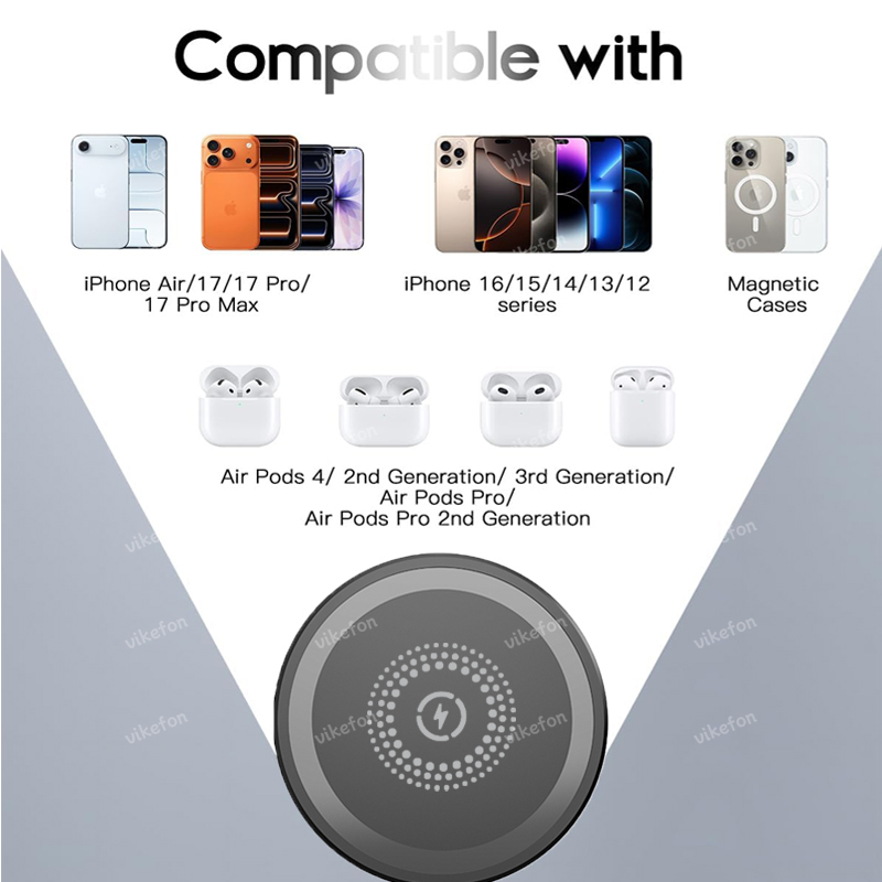 Pengisi Daya Nirkabel Magnetik - Wireless Charger Watch ulasan dan harga