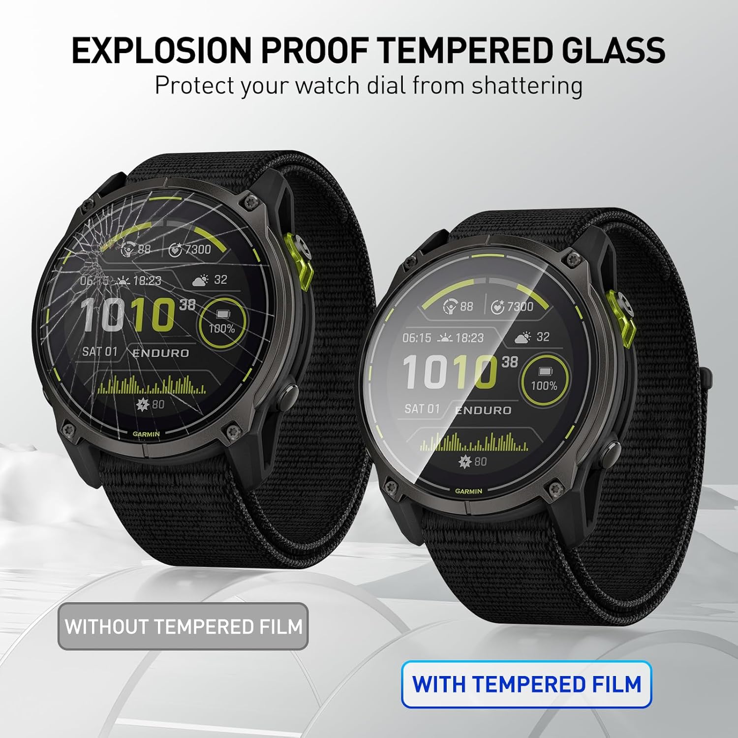 Film Kaca Tempered untuk Garmi - Watch Face Protector ulasan dan harga