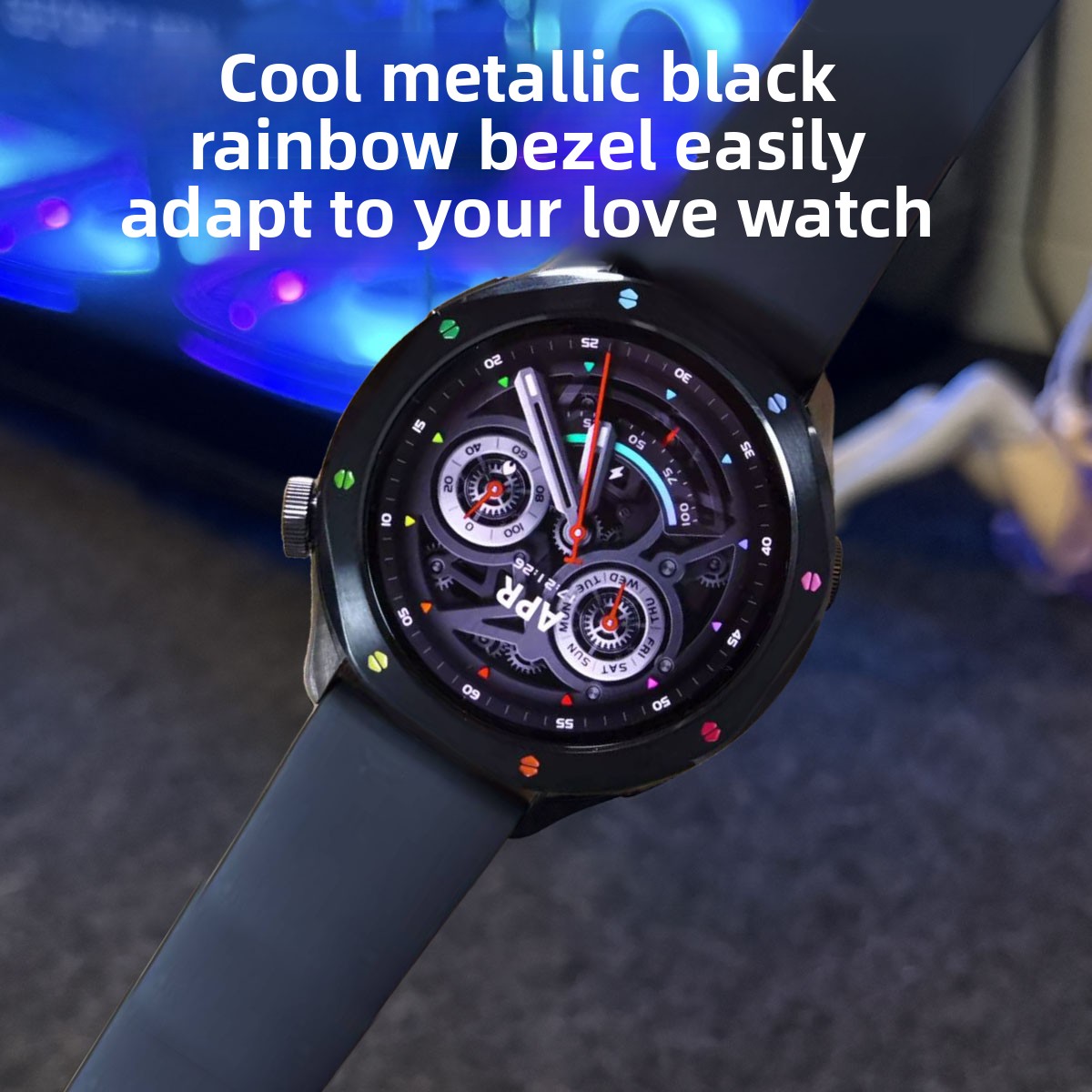 Cincin Bezel Logam Pelindung L - Xiaomi Smartwatch S3 Accessories ulasan dan harga