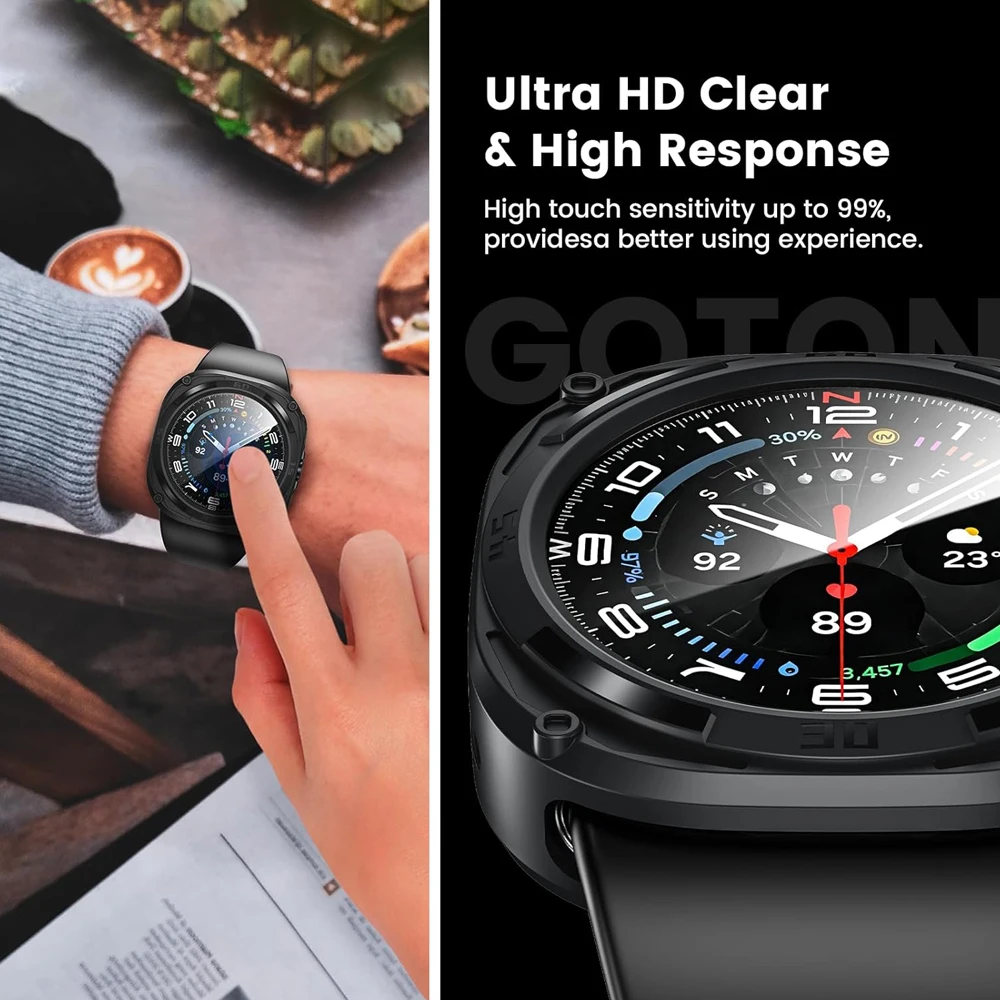 Kaca + PENUTUP UNTUK Samsung G - Watch Case Bumper ulasan dan harga