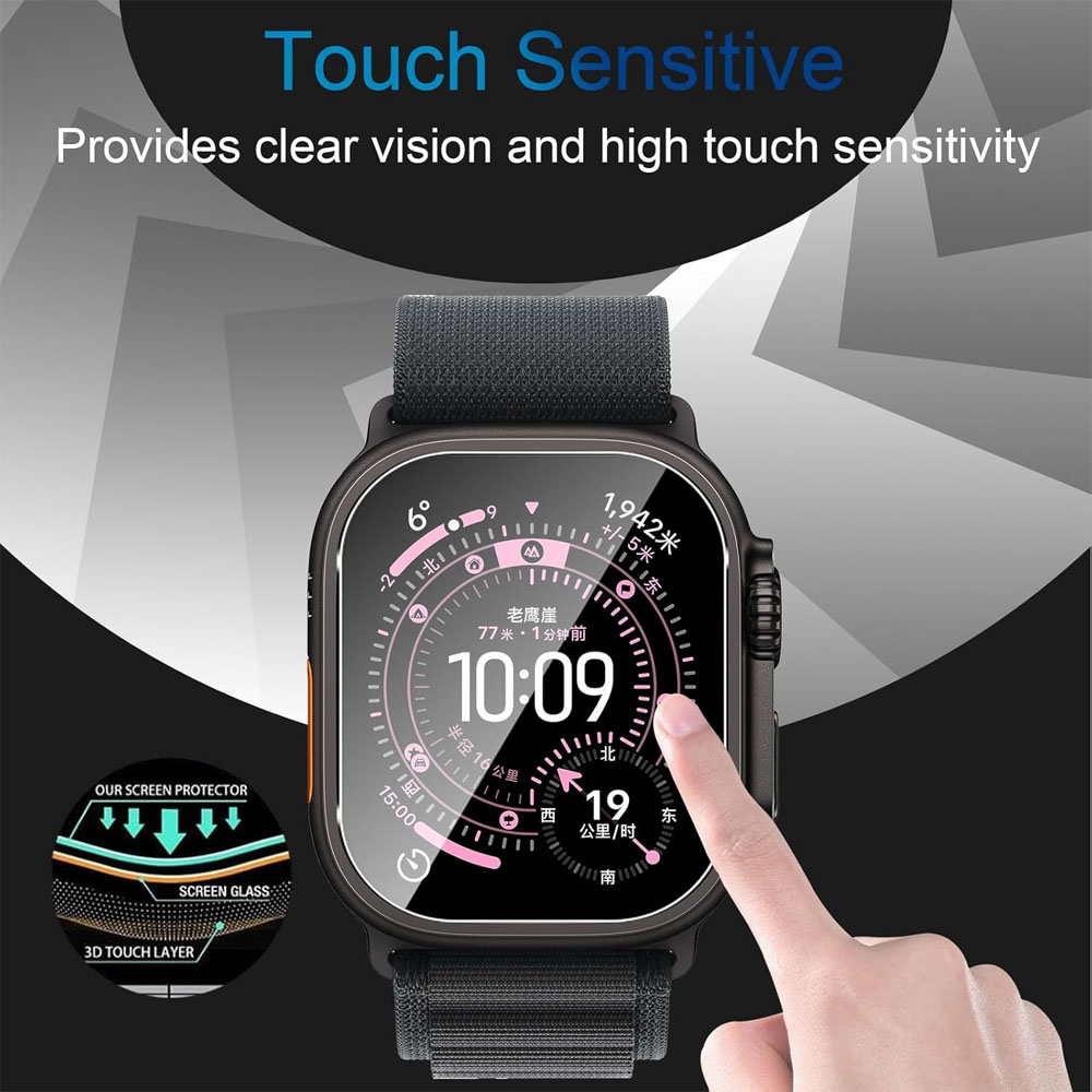 Kaca Tempered untuk Apple Watc - Apple Smartwatch Accessories ulasan dan harga