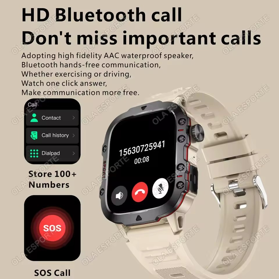 Jam Tangan Pintar Militer Baru - Smartwatch X12 ulasan dan harga