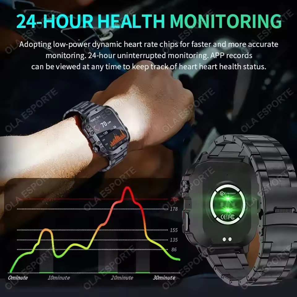 Jam Tangan Pintar Militer Baru - Smartwatch X12 ulasan dan harga