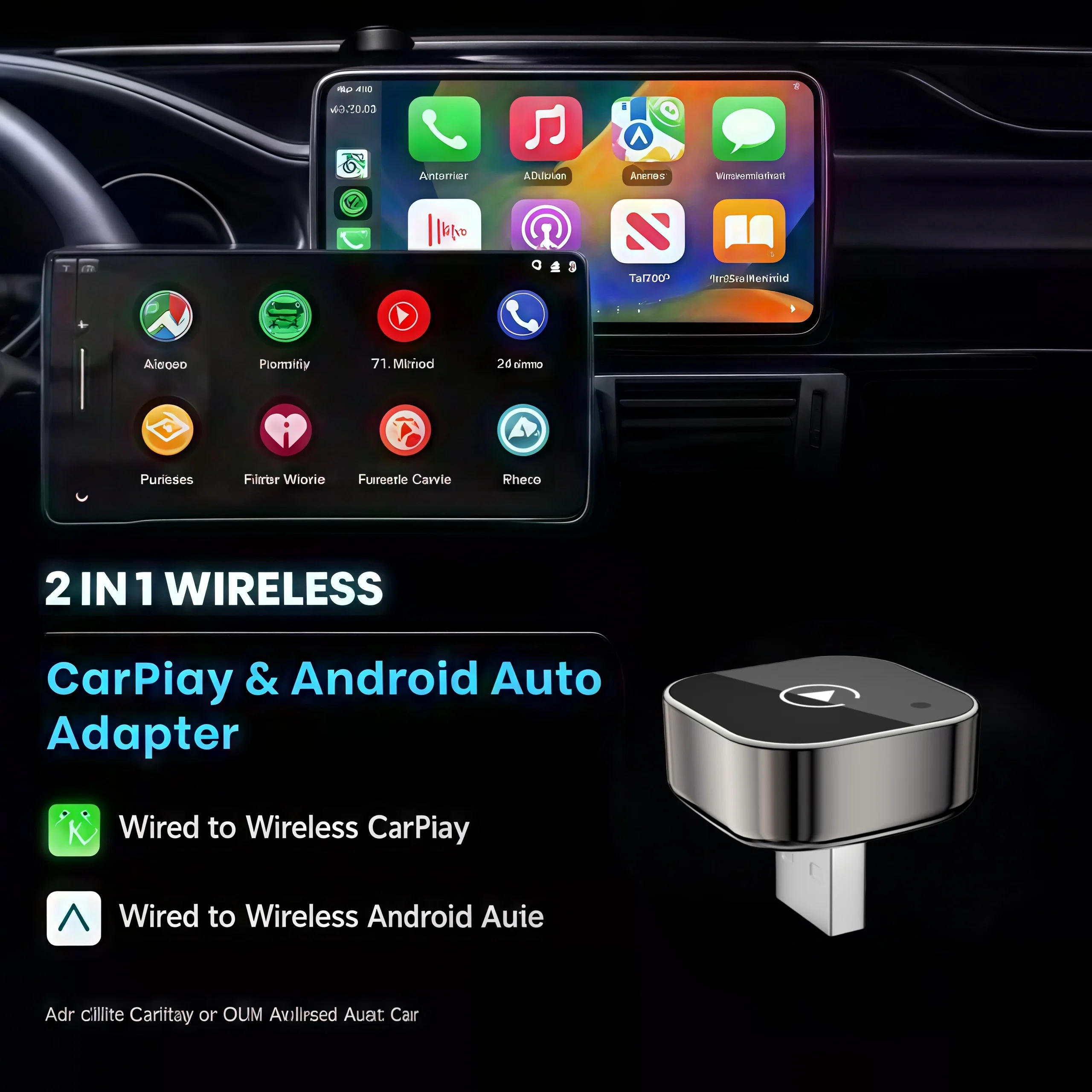 Adaptor CarPlay Nirkabel Baru  - Smartwatch Universal ulasan dan harga