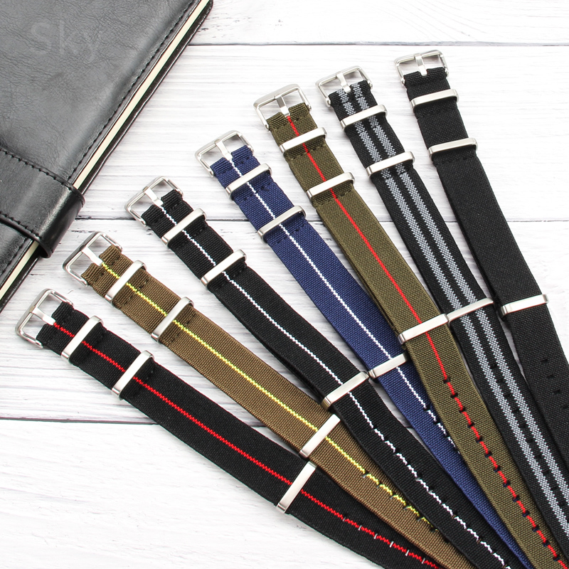 Tali jam tangan tentara Peranc - Nylon Nato Strap ulasan dan harga