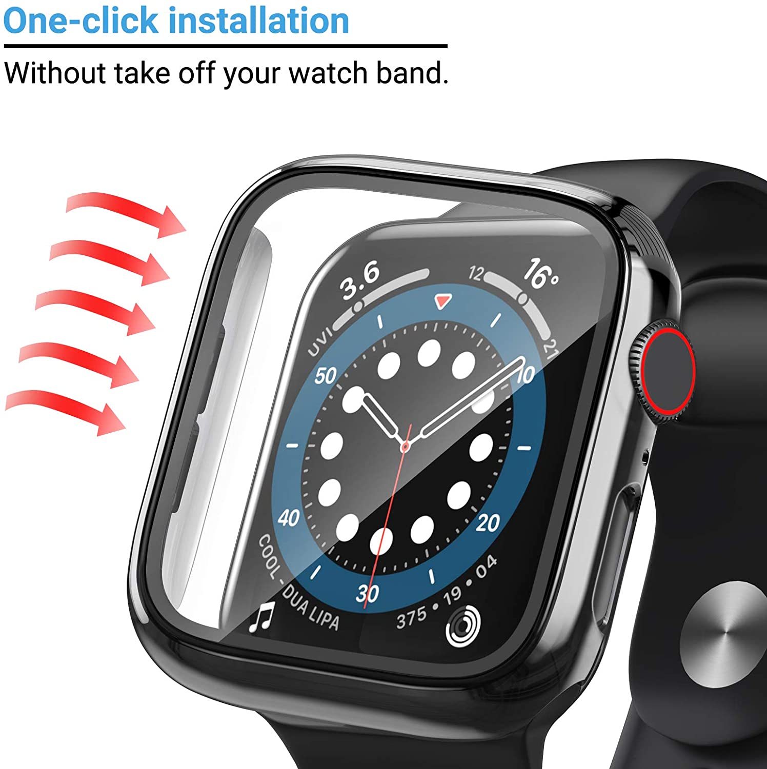 Kaca + penutup untuk Apple Wat - Watch Case Bumper ulasan dan harga