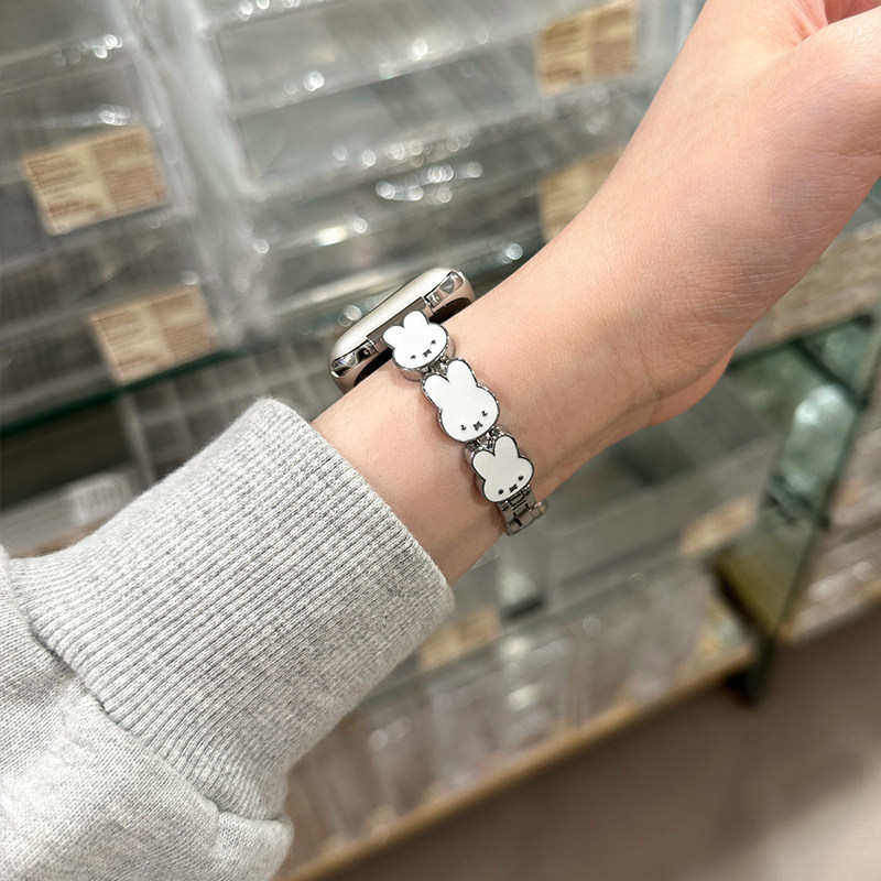 Tali Jam Tangan Kulit Kelinci  - Apple Smartwatch Accessories ulasan dan harga
