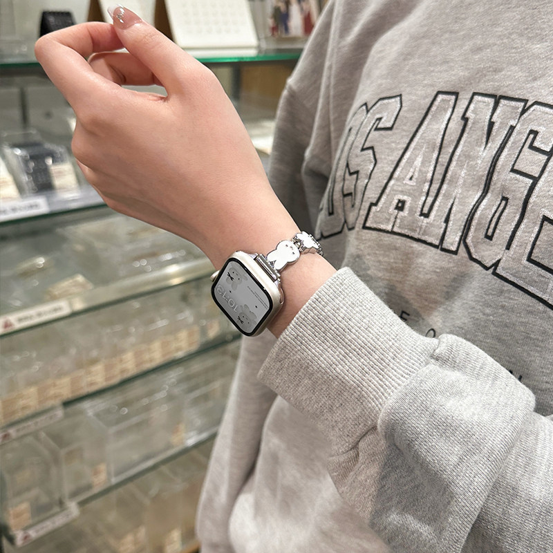 Tali Jam Tangan Kulit Kelinci  - Apple Smartwatch Accessories ulasan dan harga