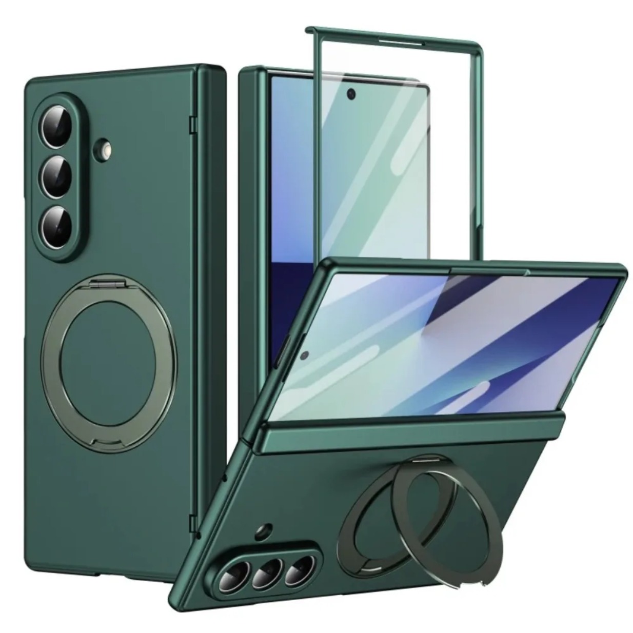360 °   Casing Ponsel dengan P - Magnetic Charging Stand ulasan dan harga