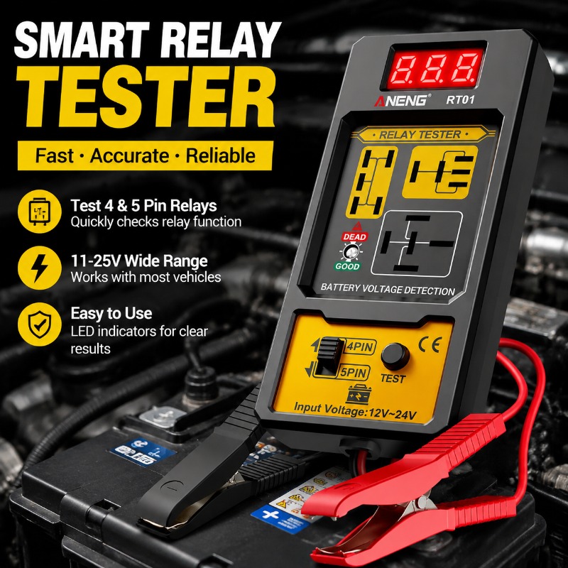 Penguji Relai Otomotif 12V 24V - Smartwatch Universal ulasan dan harga