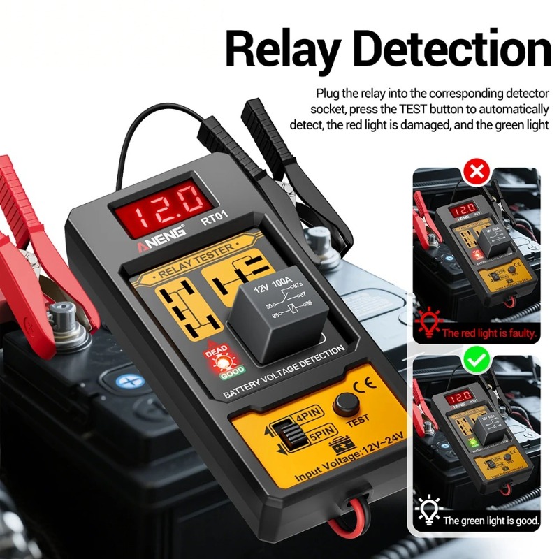 Penguji Relai Otomotif 12V 24V - Smartwatch Universal ulasan dan harga
