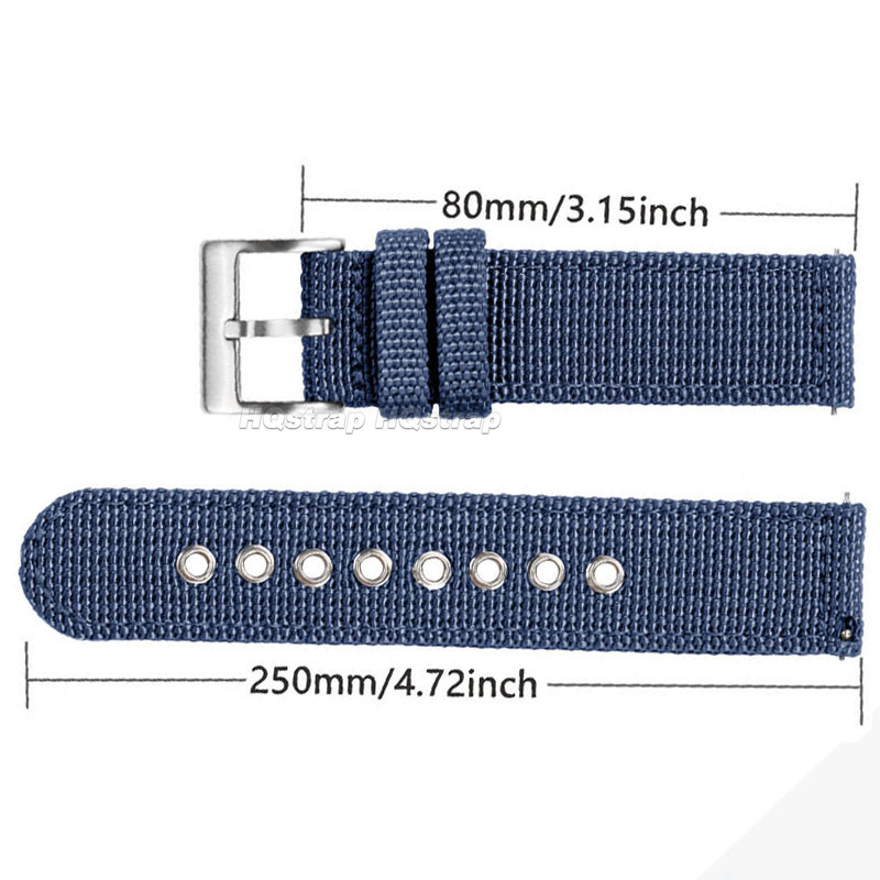 Gelang jam tangan nilon 18mm 2 - Nylon Nato Strap ulasan dan harga