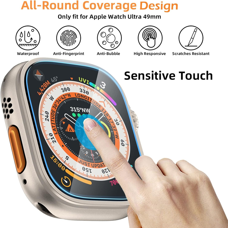 Kaca Tempered untuk Apple Watc - Watch Face Protector ulasan dan harga