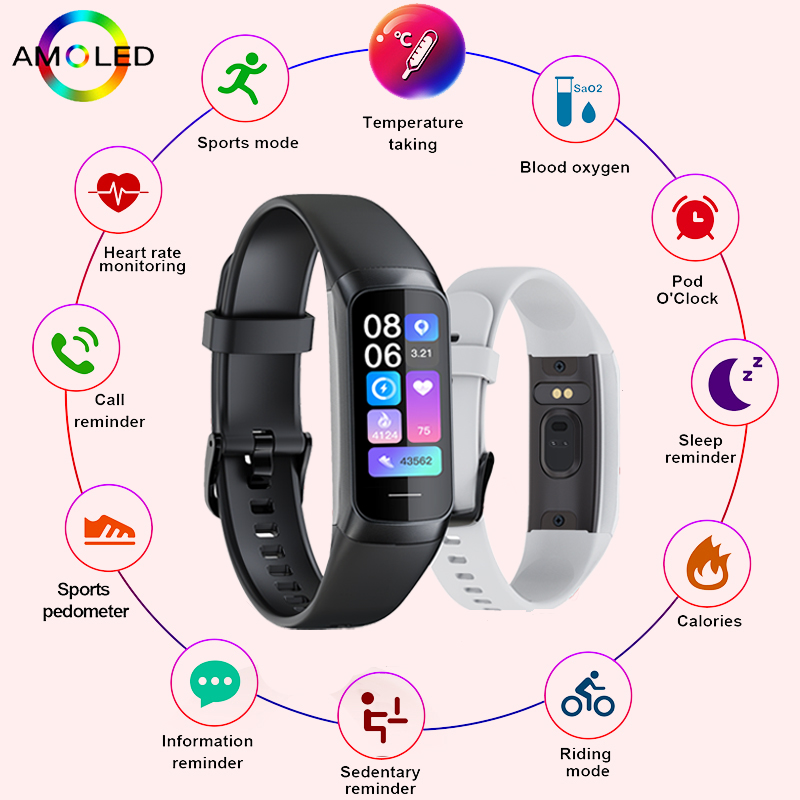 LIGE 1.1 Inci Amoled Monitor D - Smartwatch Instagram ulasan dan harga