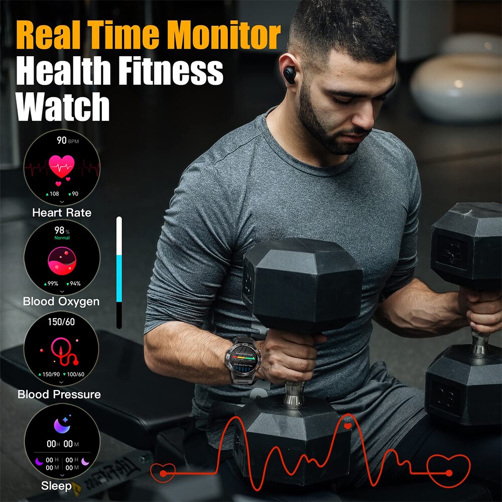MEVADEN Steel 1.39 inci Jam Ta - Smartwatch Faces ulasan dan harga