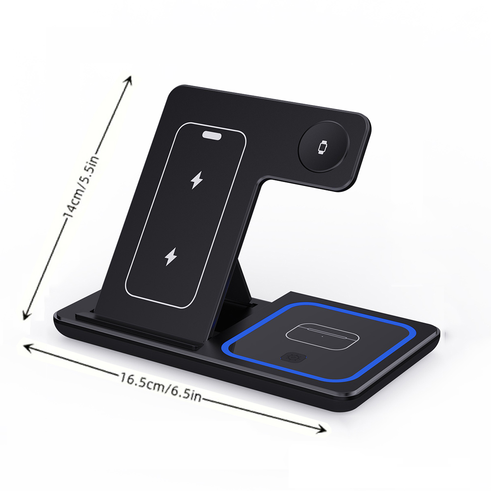 15W 3 in 1 Pengisi Daya Nirkab - Wireless Charger Watch ulasan dan harga