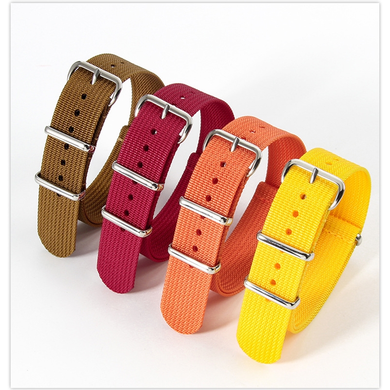 18 20 22Mm untuk Seiko Samsung - Nylon Nato Strap ulasan dan harga